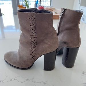 AllSaints suede booties